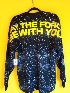 Star Wars Disney Parks Spirit Jersey Galactic Starfield. Small NWT